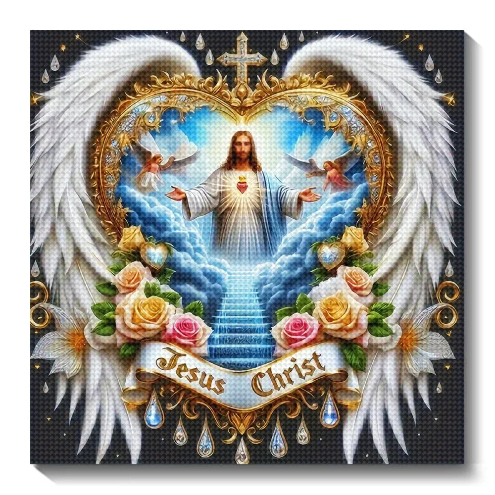 

5D DIY алмазная живопись портрет Иисус полная алмазная мозаика вышивка религия современное украшение дома подарок ручной работы