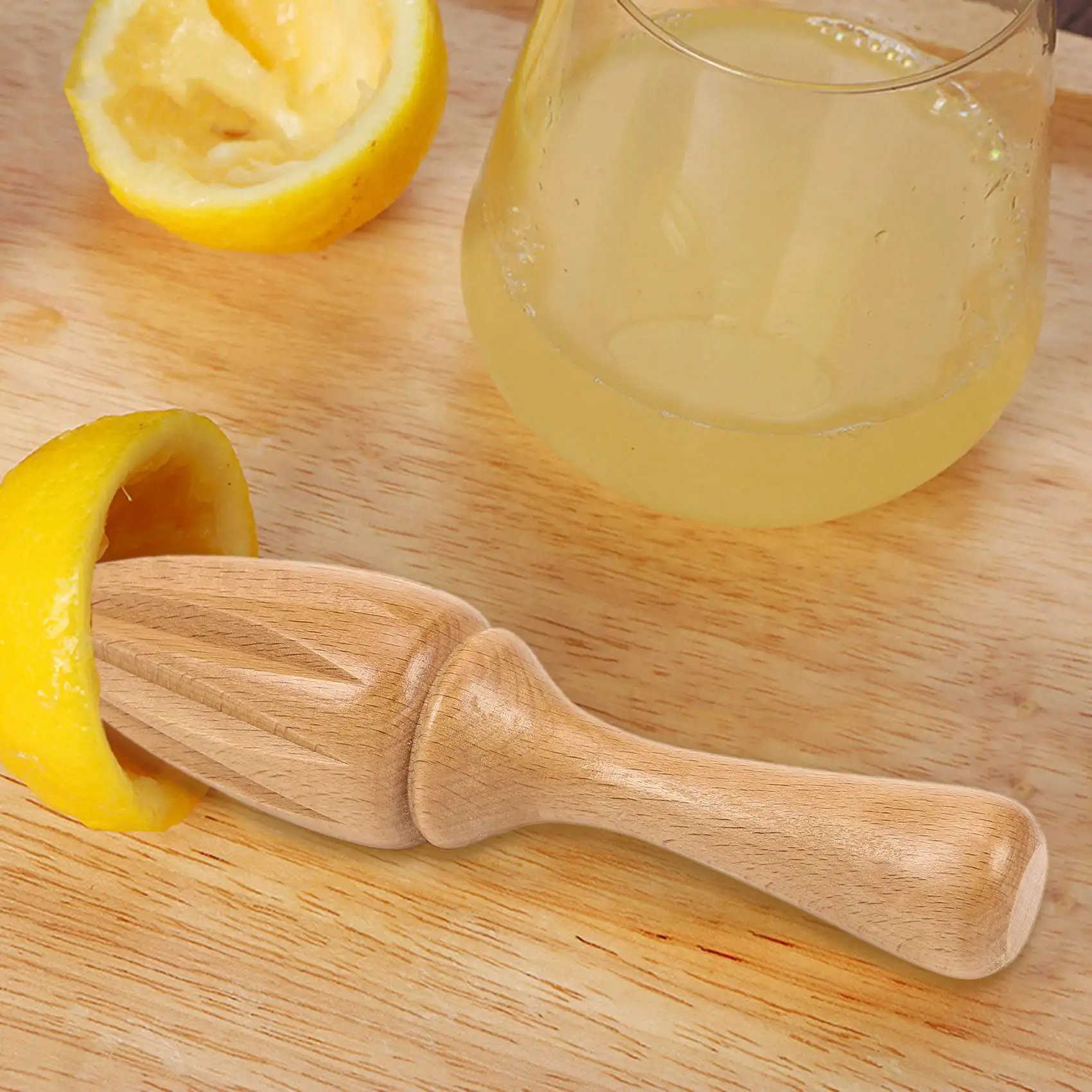 1ชิ้นเครื่องคั้นมะนาวไม้ JUICER MINI ส้มผลไม้เครื่องคว้านคั้นน้ำผลไม้หลากหลายอุปกรณ์ที่ใช้ในครัวใหม่