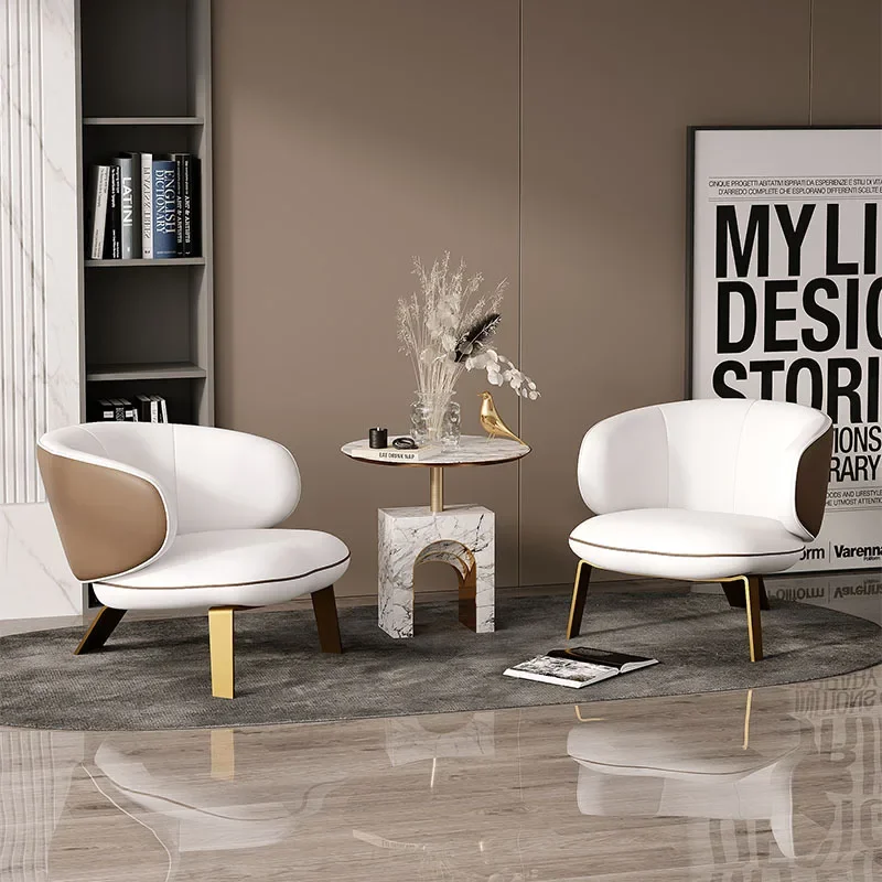 Living Room Sofa White Corner Minimalista Cafe Bar Wedding Reception Vanity Office Cute Chairs Mobile Sencillo Metal Furniture