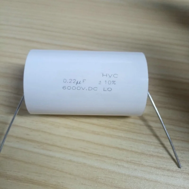 1PCS High Voltage Pole-Free Inductive Film Capacitor 6000V 0.22uF 224 6KV 34.5X57MM