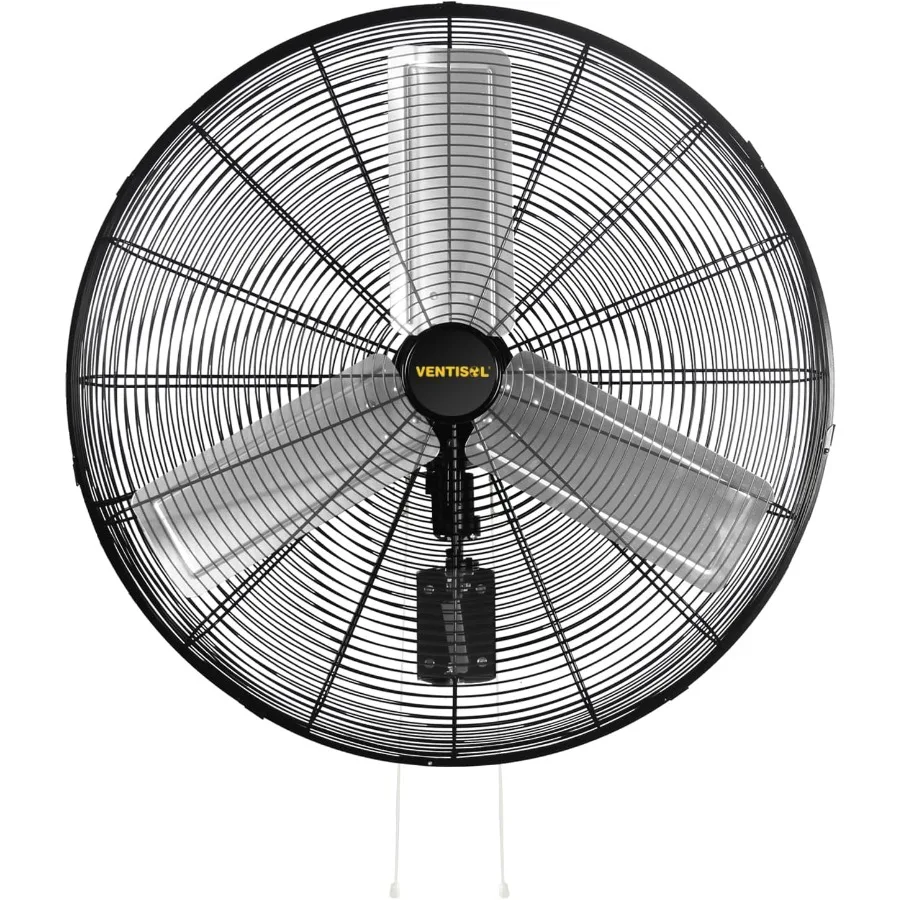 

30 Inch Wall Mount Fan Oscillating 9500 CFM High Velocity Industrial Fans with 3 Speeds for Garage Shop Warehouse Workshops Cov