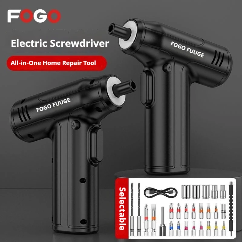 

Deli 4.2V Electric Screwdriver Set USB Rechargeable 10/33 Bit Set Mini Drill Multi-function Disassembly Torque Repair Tools Kit