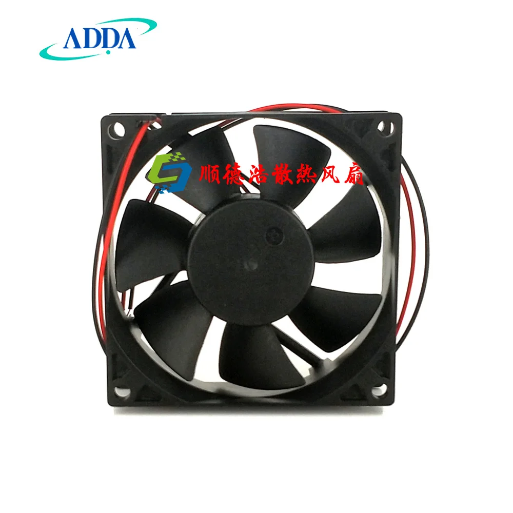 Adda AD0824UB-A71GL Dc 24V 0.26a 80X80X25Mm 2-draads Server Koelventilator