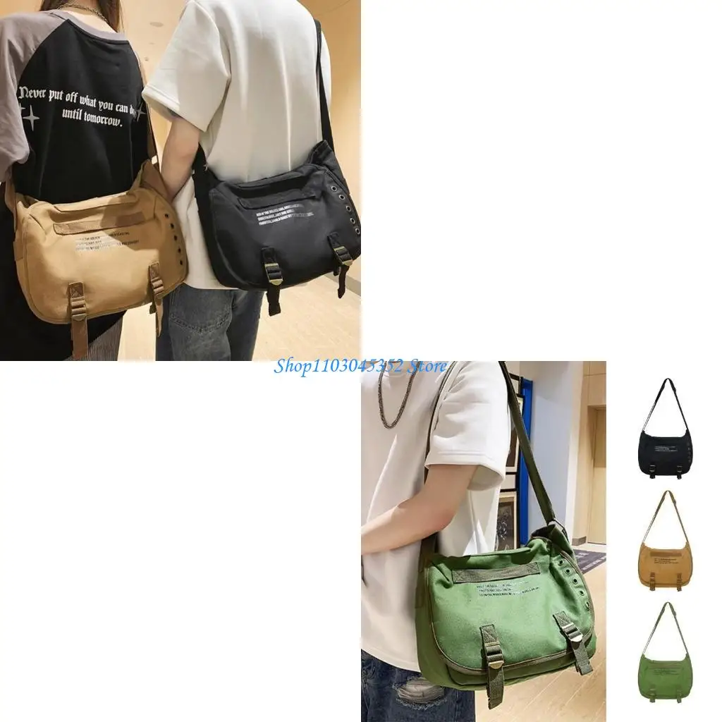 

Простая сумка через плечо для женщин, однотонная сумка через плечо, парусиновая сумка-мессенджер,