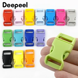10/30/50Pcs 10-25mm Plastic Release Buckle Bags Strap Adjust Buckles for Pet Collar Luggage Hooks Clasp DIY Bag Part Accessories