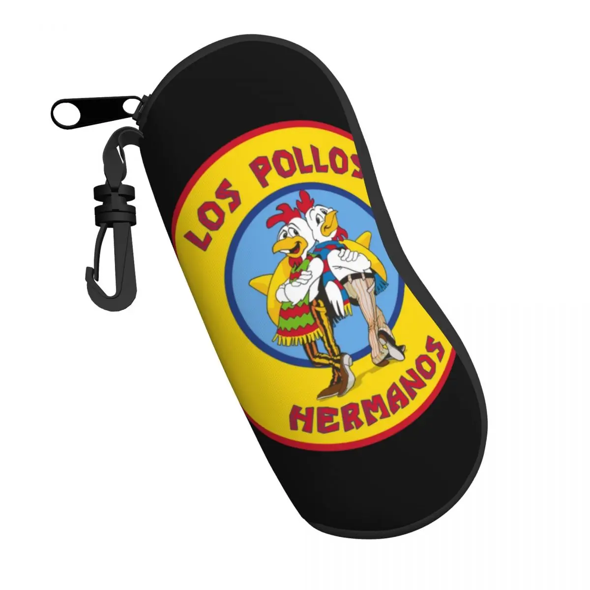 Custom Breaking Bad Los Pollos Hermanos Glasses Case Portable The Chicken Brothers Shell Eyeglasses Case Sunglasses Box