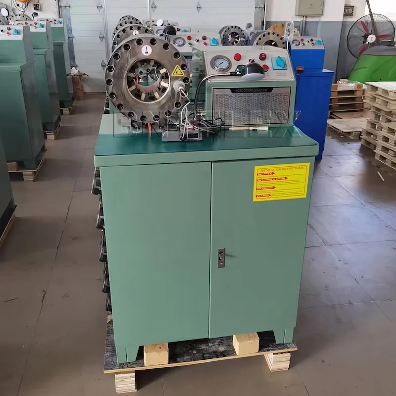 Quick dies tool break high accuracy rubber hose crimping machine