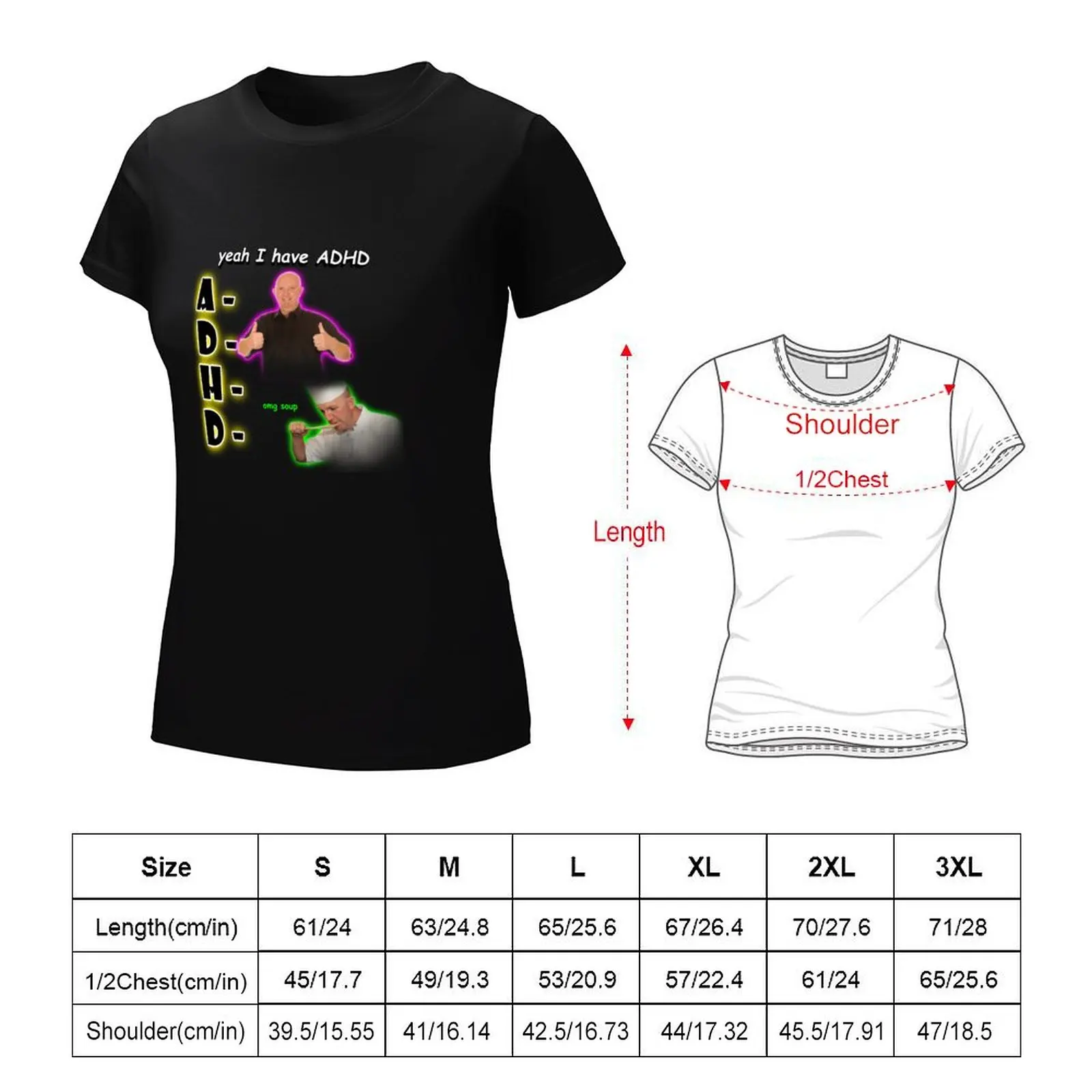 Yeah I Have ADHD T-Shirt female summer tops funny Short sleeve tee Women t-shirts