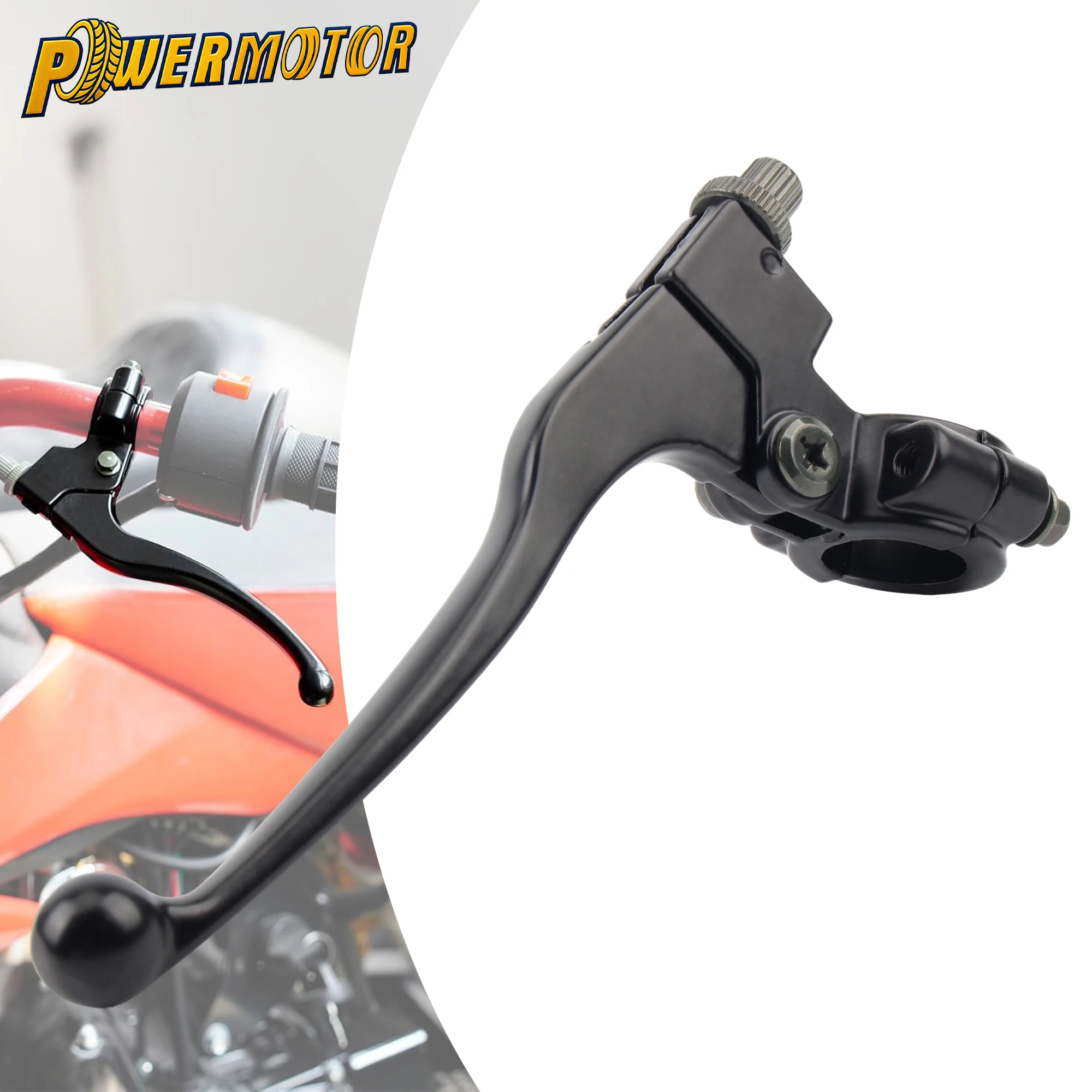 

Motorcycle 22mm Left Clutch Lever Aluminum For 50cc 70cc 90cc 110cc 125cc 150cc ATV Motocross Scooter Break Lever Brake line Kit