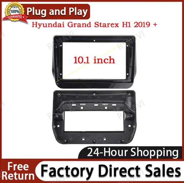 10.1 inch Android Big Screen Audio Dash Fitting Panel Kit For Hyundai Grand Starex H1 2019 + car panel Radio Audio Dash