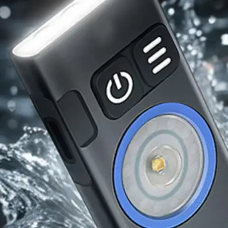 /650 /Lumens /Rechargeable Flashlight USB-C EDC Torch Multi-Mode Clip For Outdoor Camping Night Patrol Aluminum Alloy Portable L