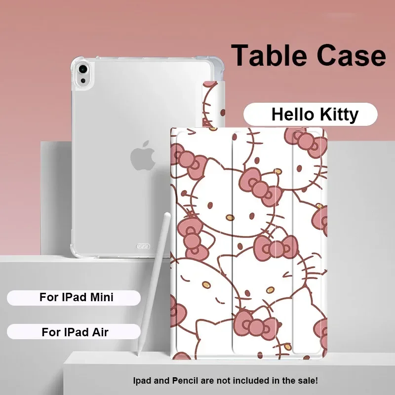 

Чехол Hello Kitty из ТПУ для Apple iPad 10, 9 дюймов, 2022, чехол-подставка для iPad Pro 11, 10,5, Air 5, 4, 3, 10,9, 10,2, 10-го, 9-го поколения, 2022