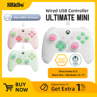 8BitDo Ultimate Mini Wired Controller for Xbox Hall Effect Joysticks and Triggers For Xbox Series X|S, Xbox One, Windows 10/11