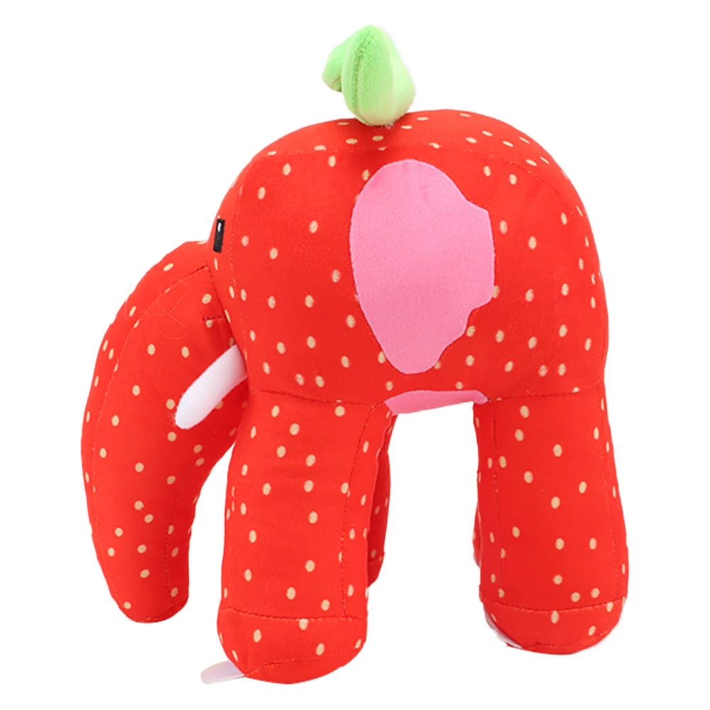 ZABAWKA PLUSZOWA STEAL A BRAINROT Słodki Słonik Truskawkowy, Urocze Lalki Domowe, Zabawki Słonie z Gry, Miękkie Zabawki dla Dzieci, Prezenty Urodzinowe