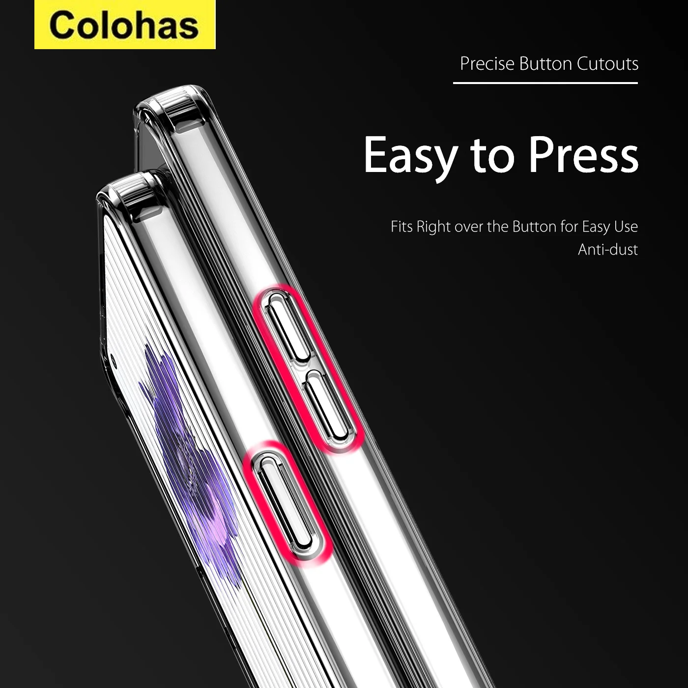 Funda protectora Air-bag para teléfono móvil, carcasa trasera de TPU suave, transparente, parachoques, 1, 1, 6,55