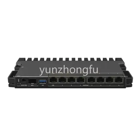 RB5009UPr+S+IN RB5009 router with PoE-in and PoE-out on all ports, small and medium ISPs. 2.5/10 Gigabit Ethernet SFP+