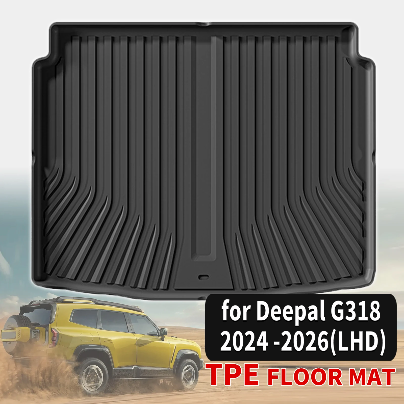 

for Changan Shenlan Deepal G318 2024 2025 2026 Luxury Eco TPE Car Trunk Pads, Odorless Non-Toxic Custom Fit