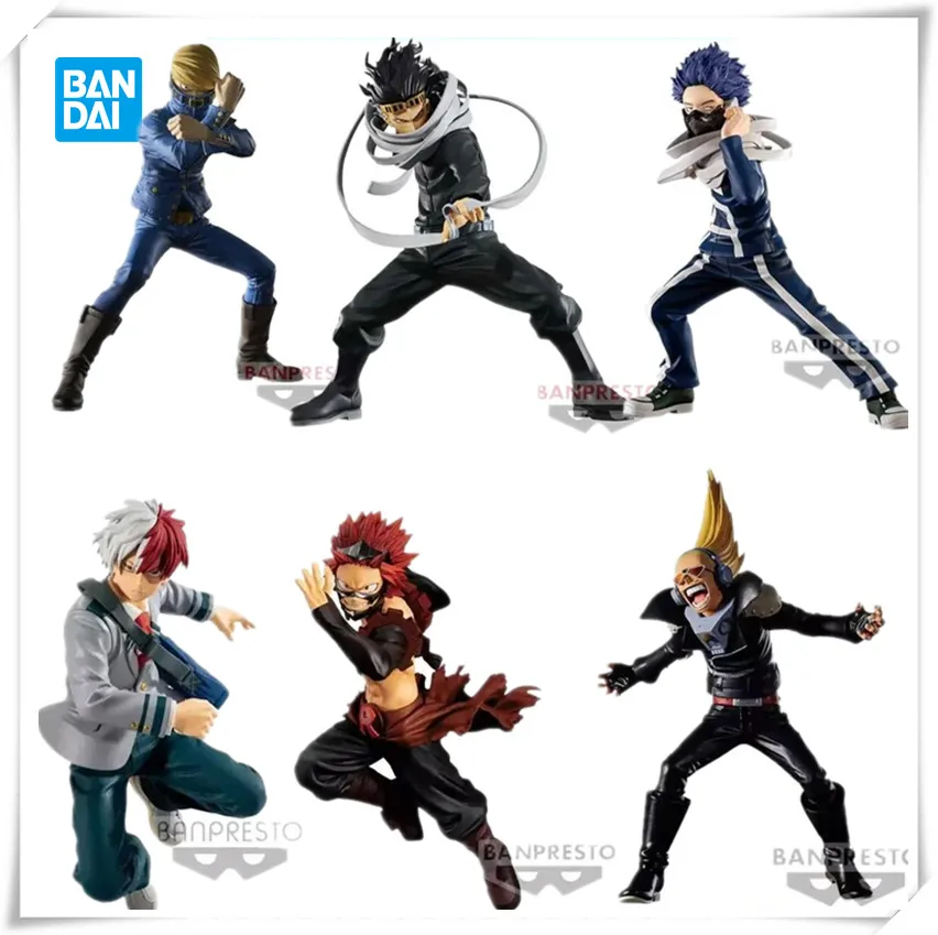 

Bandai Original Banpresto Anime My Hero Academia Shinso Hitoshi Best Jeanist Aizawa Shouta Todoroki Shoto PVC Action Figure Toy