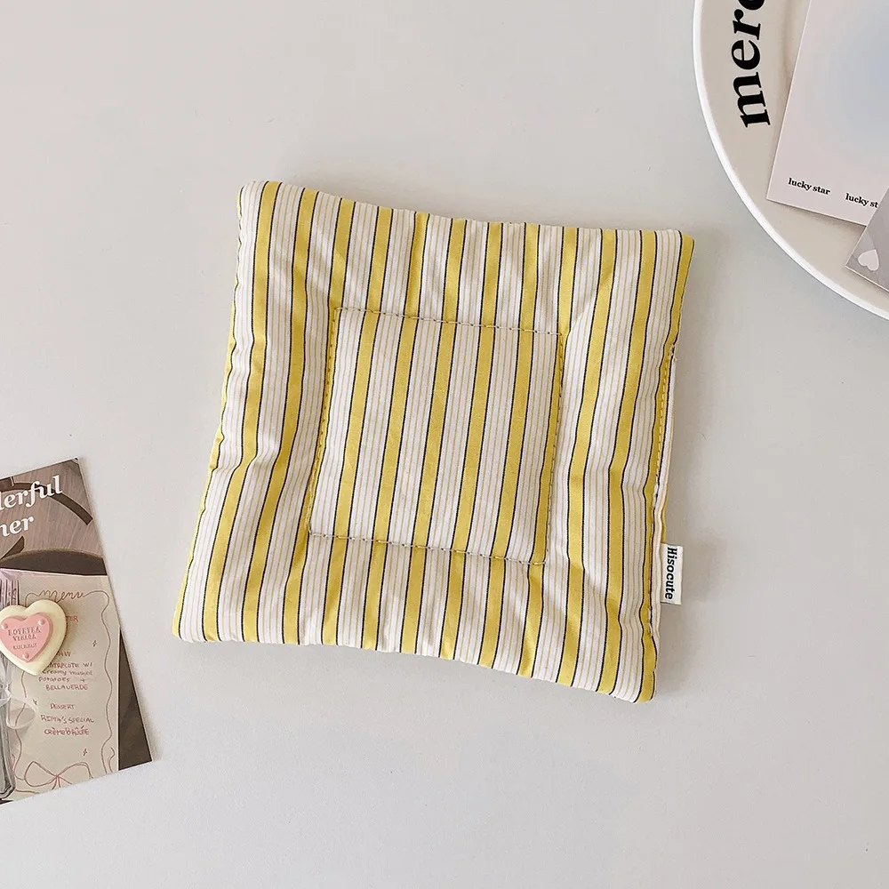 Cute Multi-color Square Coaster Cotton Handmade Heat Insulation Pad Embroidery Home Decoration Table Mat Placemats