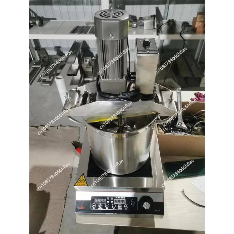 100L صلصة الطماطم الفلفل تجهيزات المطابخ صلصة الحساء إناء/ قدر اثارة آلة الطبخ لصق المربى غلاية الغليان مع خلاط