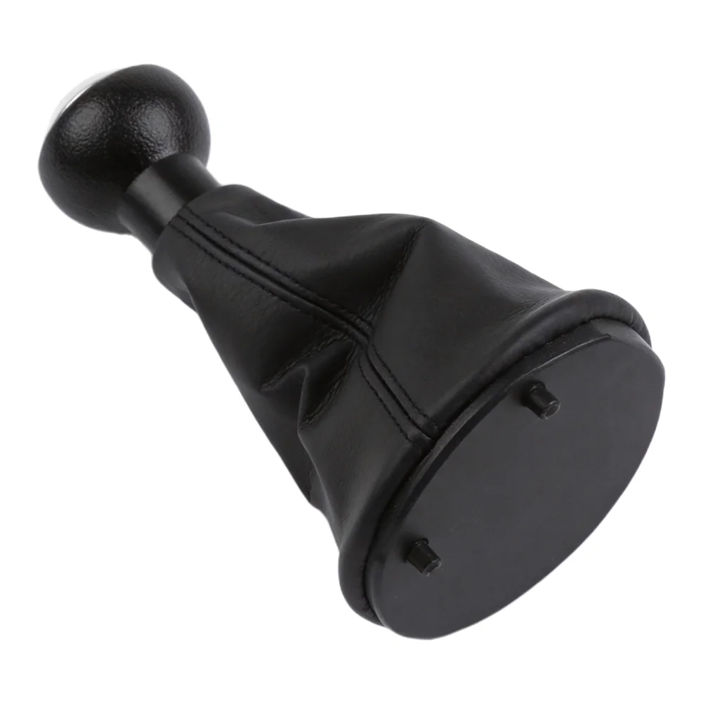 5 Speed Knob Shift Knob With Boot Car Interior Upgrade Perfect Match Stable Characteristics Brand New Condition