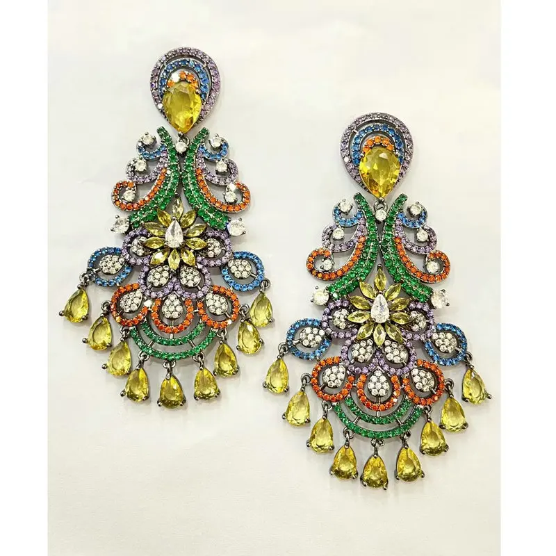 

Роскошные вечерние серьги Bilincolor с кисточками для женщин