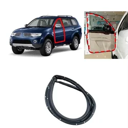1 Piece Door Rubber Seal for Pajero Sport KH 2007-2014 5725A329 Weather Strip for Montero Sport Sealing with Clips Not for L200