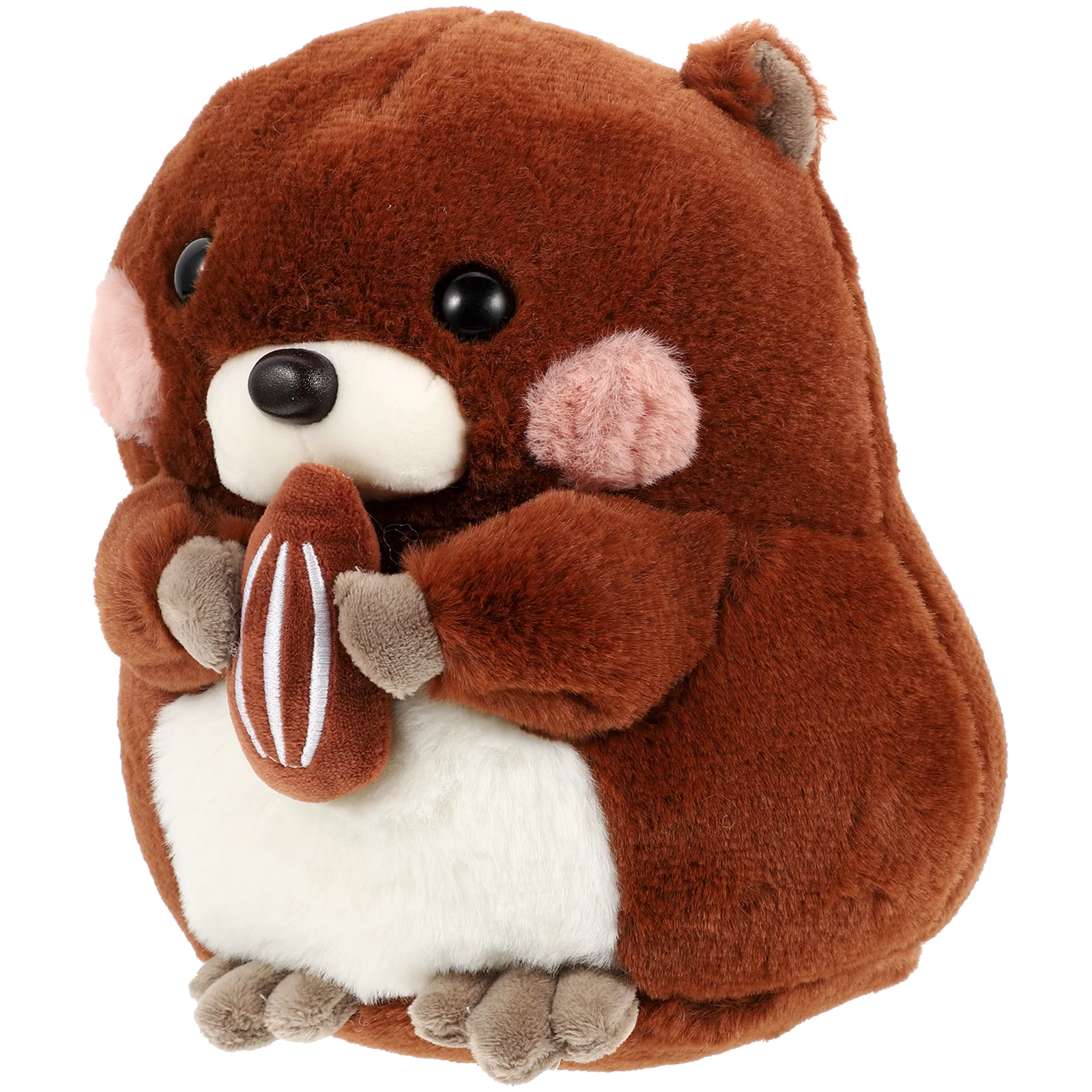 Girls Toys Groundhog Groundhogs Plush The Bed 20X16X15CM Kids Stuffed Brown Plaything Child Toddler