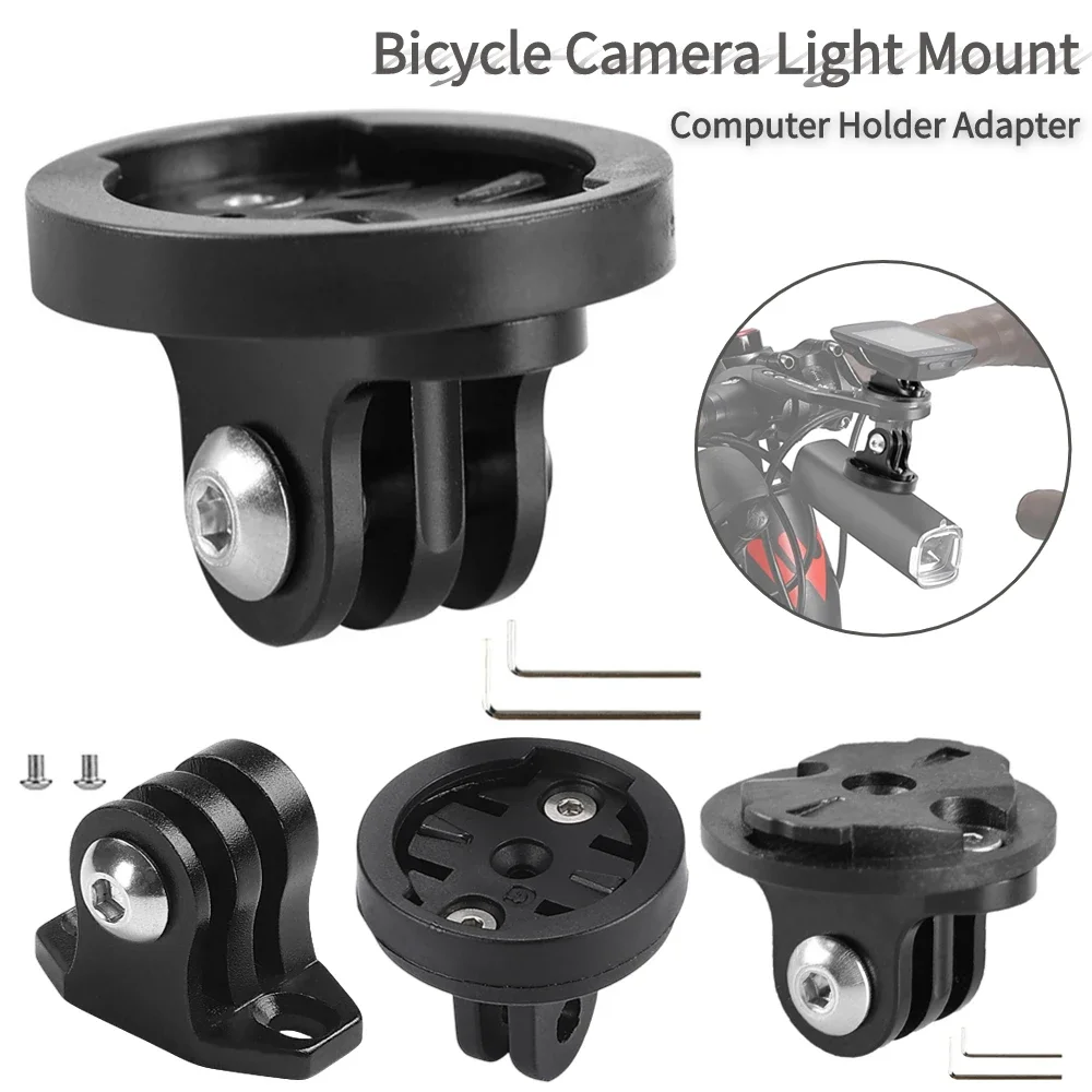 1PC uchwyt na komputer rowerowy uchwyt na reflektor kamery rowerowej Adapter do Garmin dla Gopro uchwyt Adapter podstawa mocująca łączące siedzisko