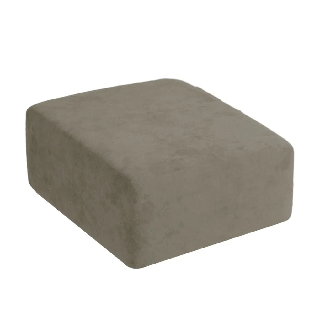 Polyester Enjoy Soft And Cozy Seating Skin-Friendly Stool Chair Cover Soft Seating Footrest Cover