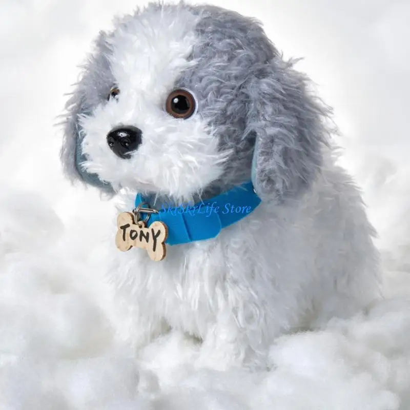 

E65E Realistic Singing Walking Electric Dog for Safety Soft Kids Play Companionship Gift Giving Interactive Toy