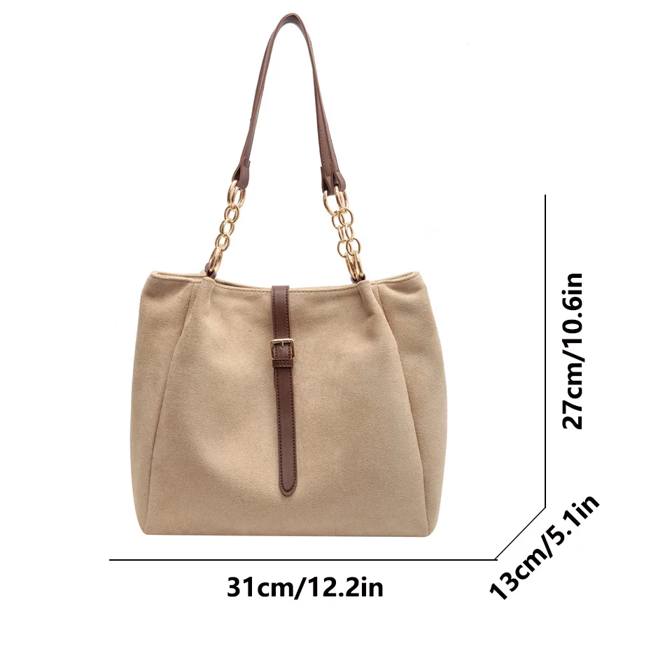 Bolso de hombro de pana para mujer, Cartera de diseñador de lujo de alta calidad, informal, 2023