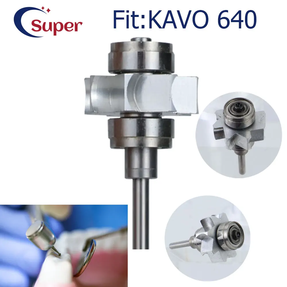 Rotor dental de alta velocidade, turbina de ar, cartucho de rolamento cerâmico para kv640, peças de reposição, acessórios