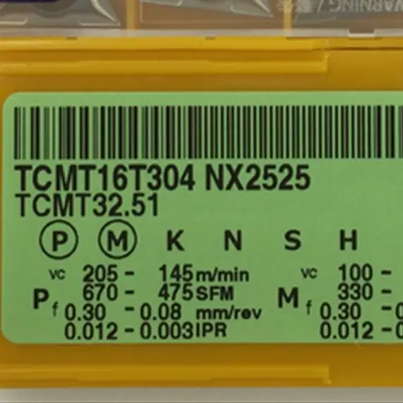 TCMT16T308 NX2525 CNC blade TCMT16T304 NX2525