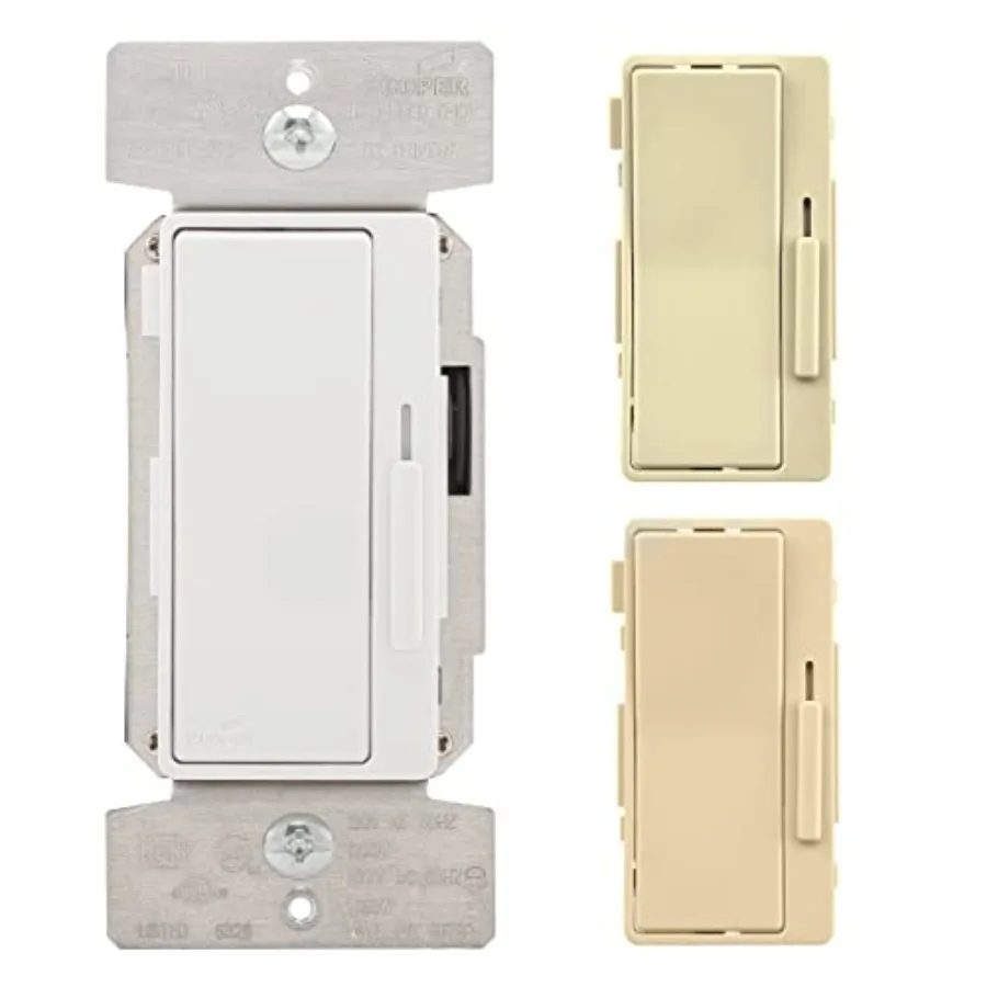 

Контроллер DF10P-C1 Decorator 0-10V Dimmer 120/277V с комплектом для изменения цвета, цвет: белый миндаль, слоновая кость