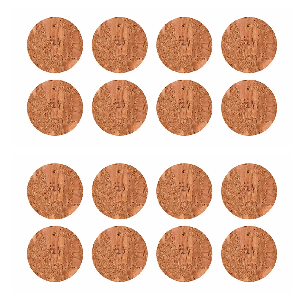 

9 pcs 1 Set Of Wooden Label Stickers Wood Texture Self-Adhesive Name Gift Tags Diy Labeling Supplies For Office School Wedding