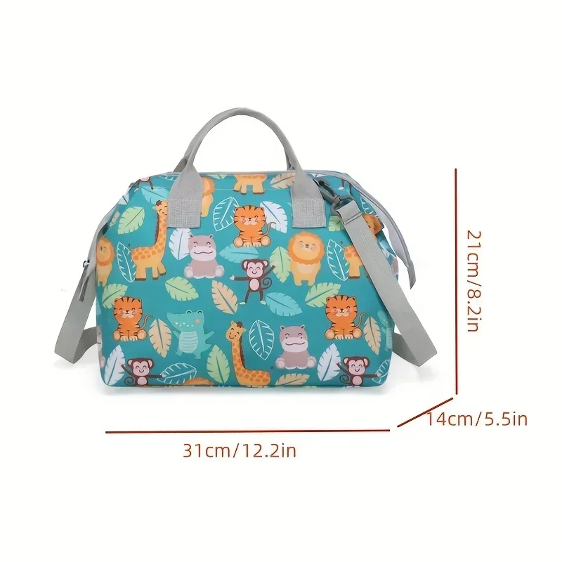 Diaper Bags Portable Changing Shoulder Bag Waterproof Large Capacity Multi-pocket Messenger Baby Bag Lightweight Mommy HandBag