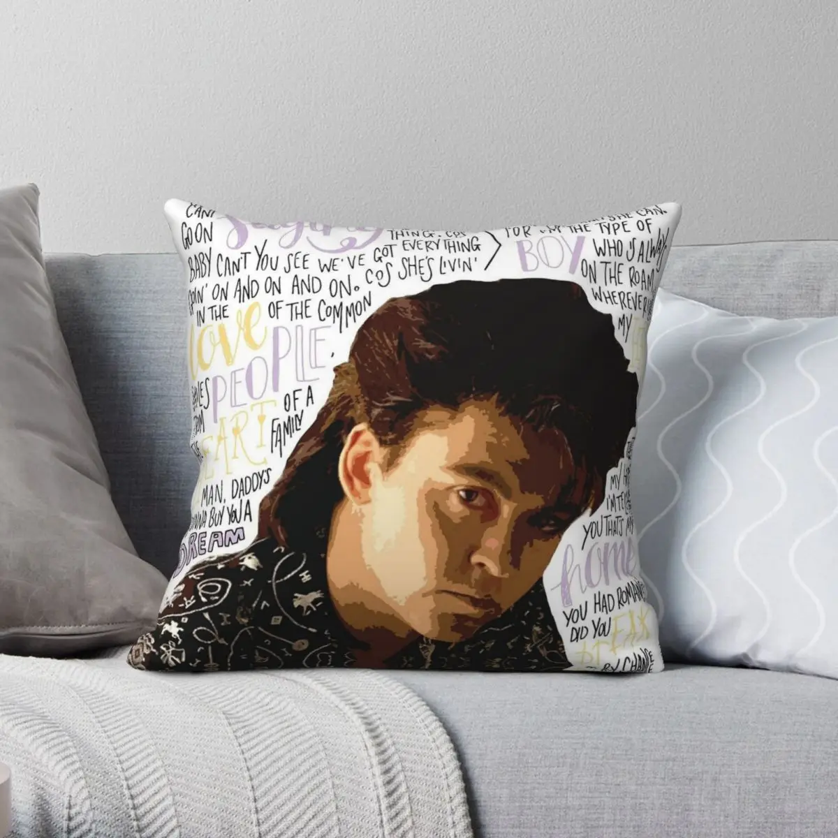 

Paul Young Everytime You Go Away Square Pillowcase Polyester Linen Velvet Pattern Zip Decor Pillow Case Car Cushion Cover
