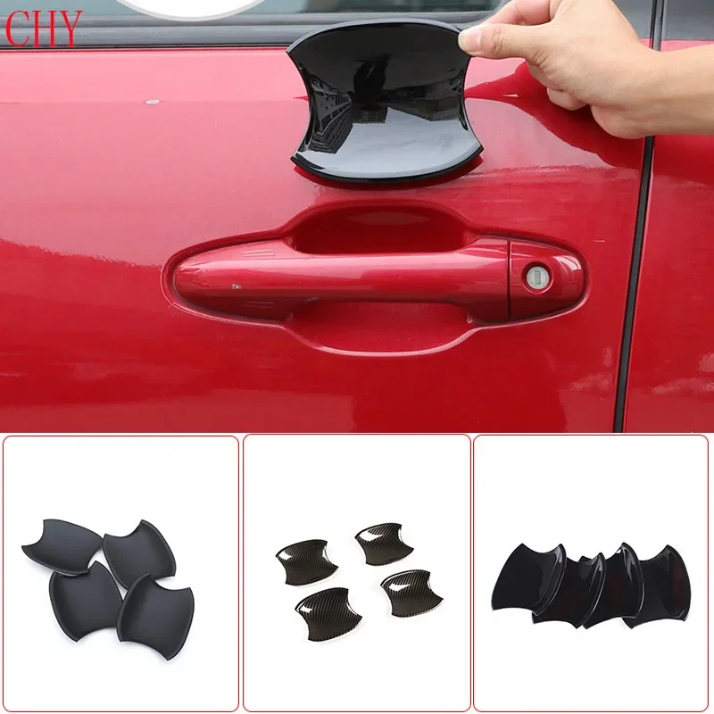 ABS Black For Toyota Tacoma 2016-2022 Car exterior door bowl decorative cover sticker car protection accessories 4Pcs