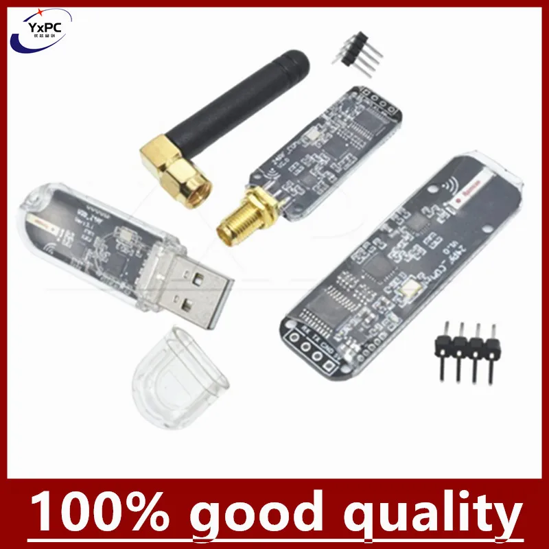 USB NRF24L01+ 2.4G wireless data transmission module 2.4GHz NRF24L01 upgrade version TTL NRF24L01 For Arduino