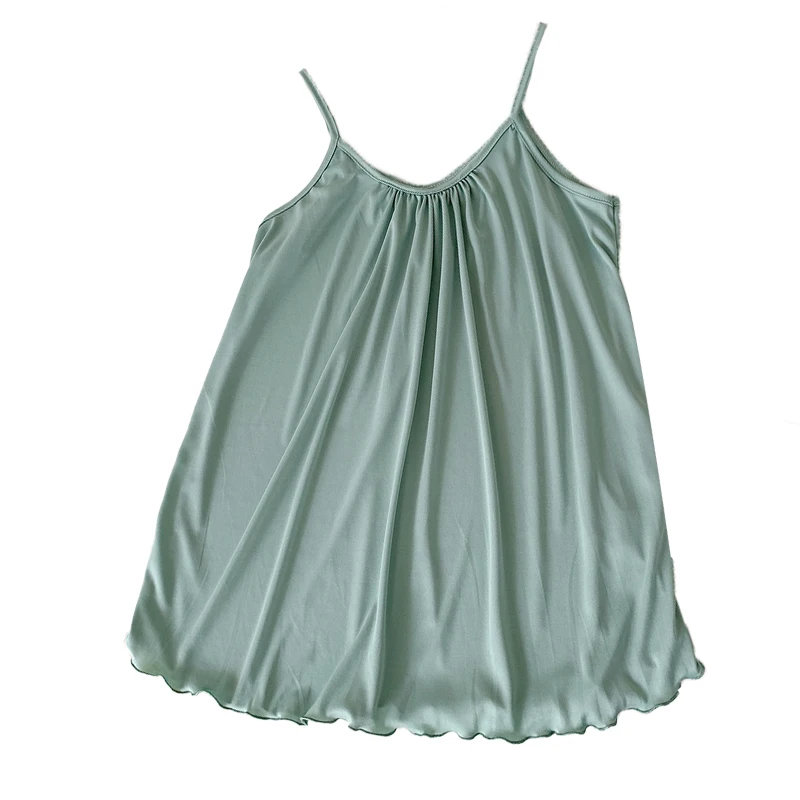 Modal Casual Svel Weste frauen Sommer Oberbekleidung Dünne Große Größe T-shirt Nachthemd Innen Tragen Reine Farbe Vielseitig Sle