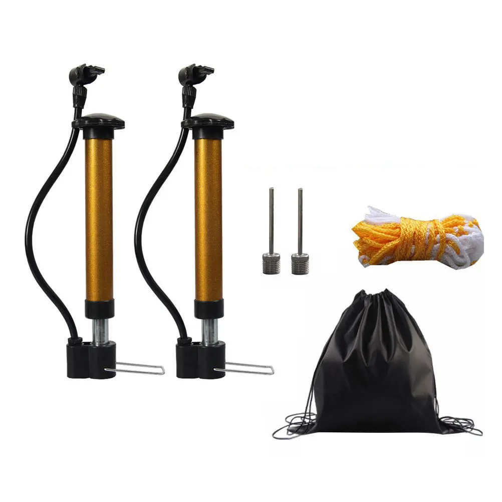 1 set Mini kit pompa bici durevole gonfiatore d'aria portatile per basket pompa a mano leggera sport bambini Montessori