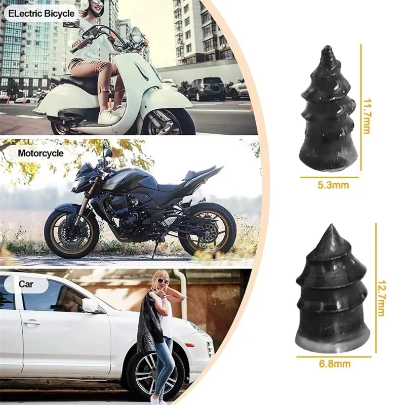 إصلاح الإطارات فيلم مسمار مجموعة 2025 للسيارة والدراجات النارية الخدمة الذاتية الإطارات إصلاح المطاط الإطارات فراغ إصلاح مسمار مجموعة غير المطاط