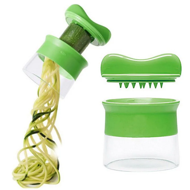 

Handheld Spiral Vegetable and Fruit Slice Adjustable Spiral Chopper Salad Knife Rotary Chopper Multifunctional Kitchen Accessory