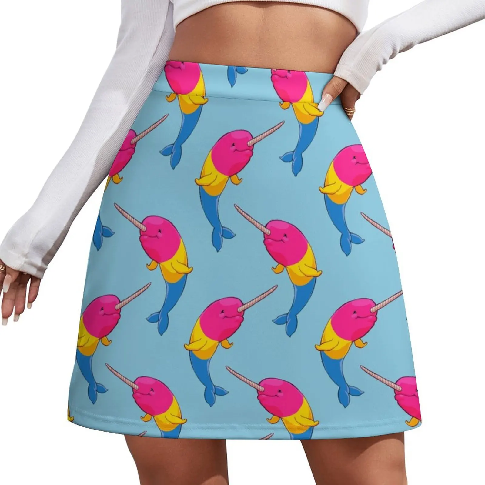 

Pansexuwhale - no text Mini Skirt skirts for womens 2026 Clothing female cosplay fashion korean clothing