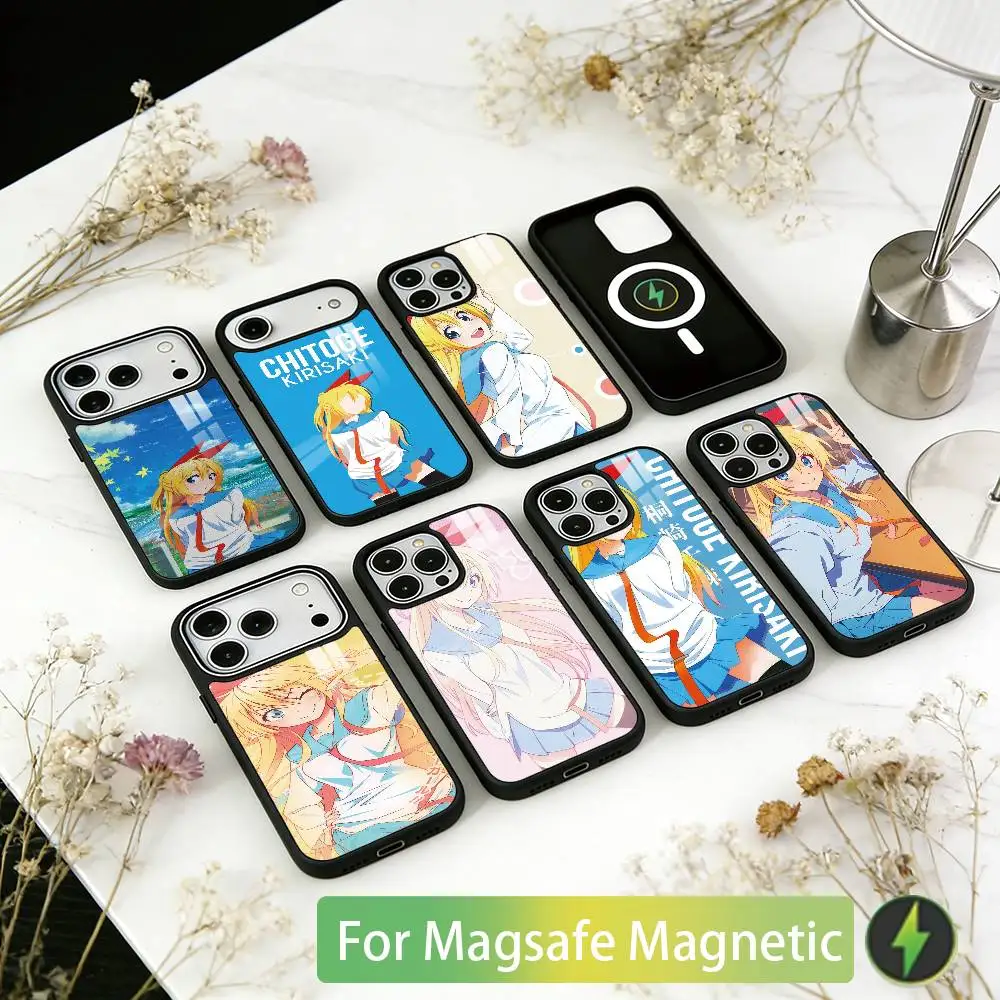 

Nisekoi Chitoge Kirisaki Phone Case For iPhone17,16,15,14,13,12,11 Plus,Pro Magnetic For Magsafe Wireless Charging