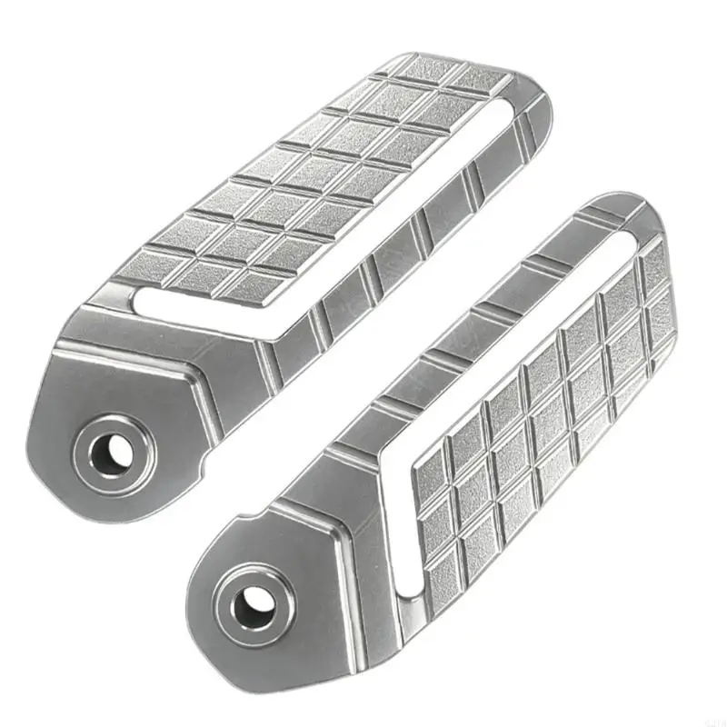   Motorcycle Passenger Footrests Pair with Textured Rear Grip Use for TMAX500/530
