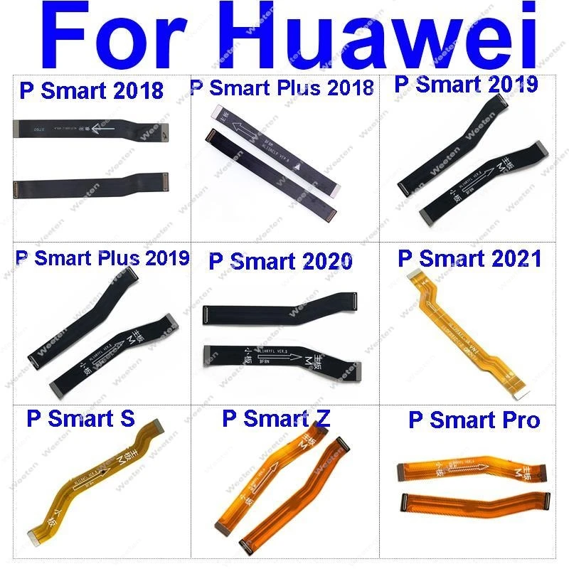 Mainboard Flex Cable For Huawei P Smart Plus 2021 2020 2019 2018 P Smart S Z Pro Motherboard LCD Connect Flex Ribbon Replacement