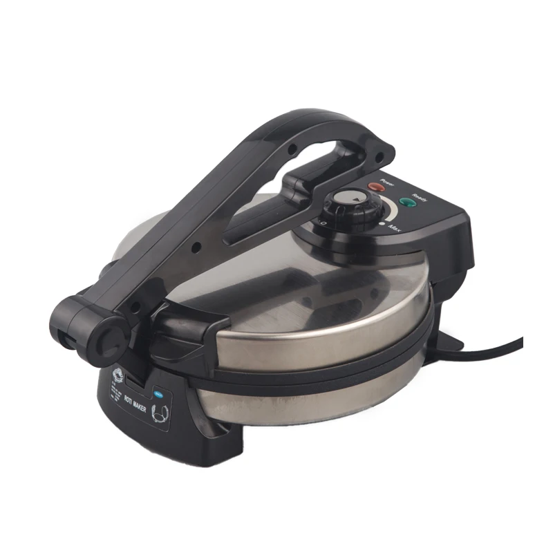 Certyfikat CE 10-calowa indyjska maszyna do robienia Roti 2000W Maszyna do robienia Chapati Tortilla Roti Maker Piekarnia ze stali nierdzewnej na