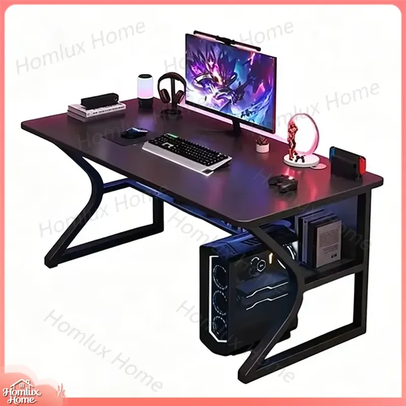 Modern Corner Computer Desk for Home Office Workstation Gaming Table with Storage Space Adjustable Height Ergonomic Design
